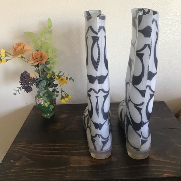 Coach rain boots (with box) - Picture 5 of 6